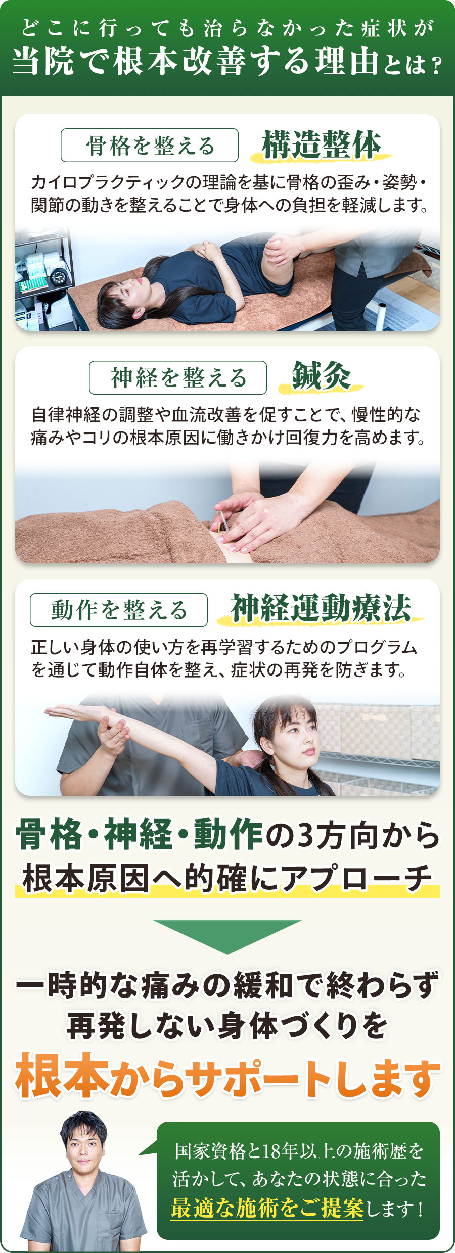 施術の特徴